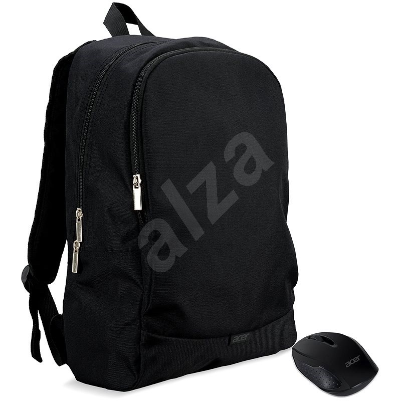Acer Notebook Starter Kit, 15,6" batoh černý + bezdrátová myš černá - Batoh na notebook