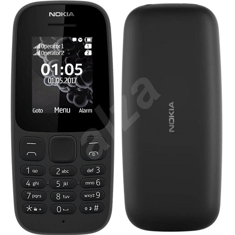 Nokia 105 (2017) černá Dual SIM - Mobilní telefon