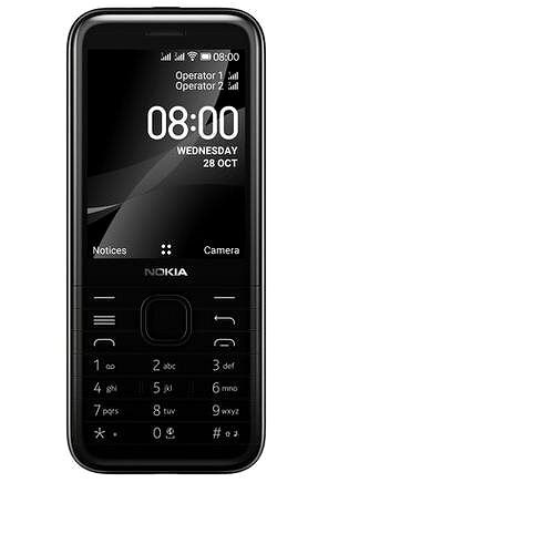 Nokia 8000 4G Black - Mobile Phone