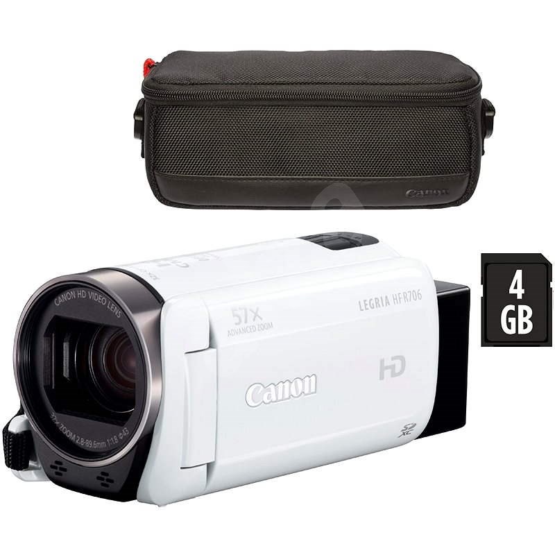 Canon LEGRIA HF R706 bílá - Essential kit  - Digitální kamera