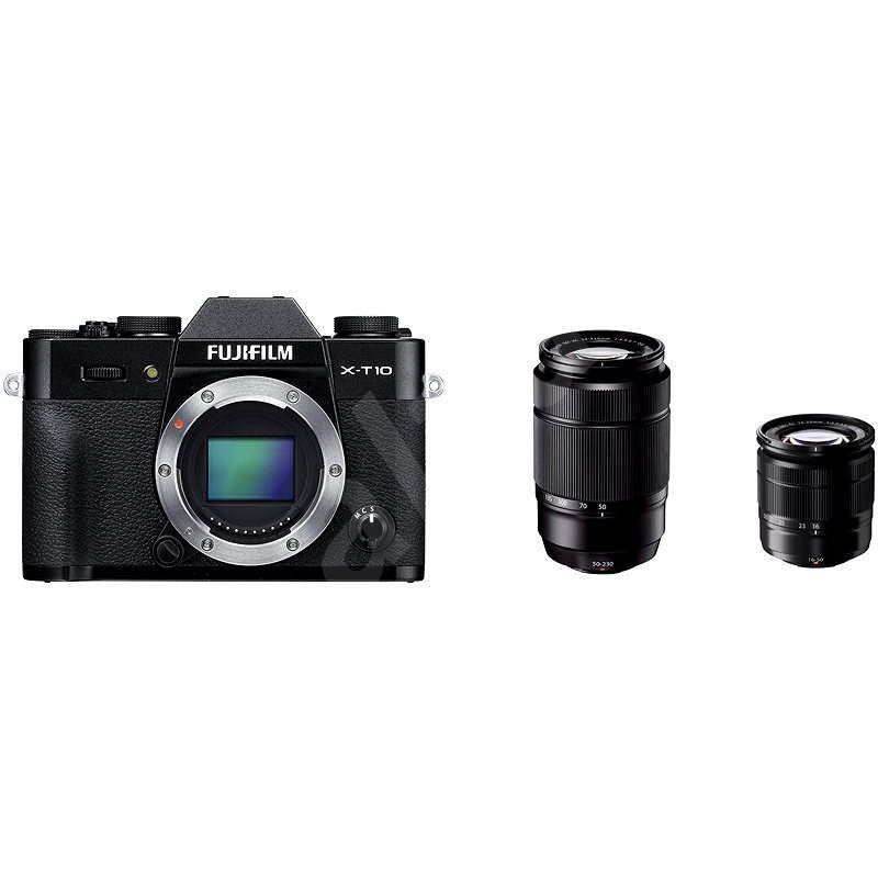 Fujifilm X-T10 Black + objektivy XC16-50mm + XC50-230mm   - Digitální fotoaparát