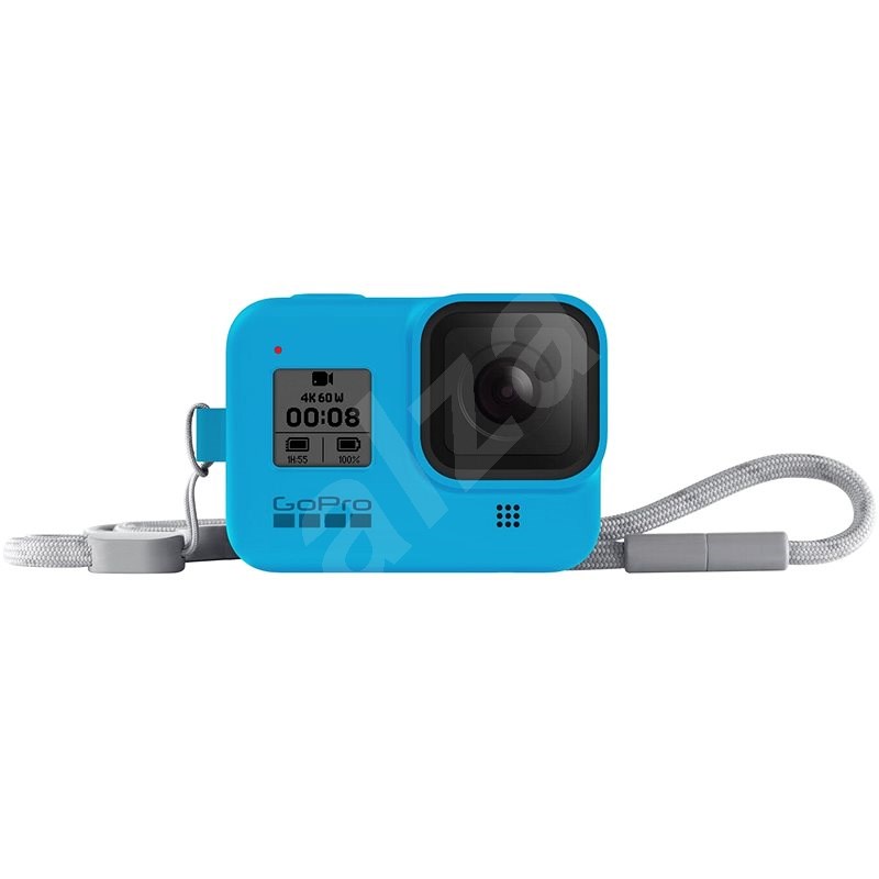 GoPro Sleeve + Lanyard (HERO8 Black) modrý - Pouzdro na kameru