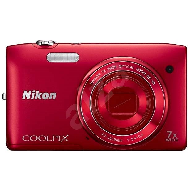 Nikon COOLPIX S3500 Red - Digitální fotoaparát