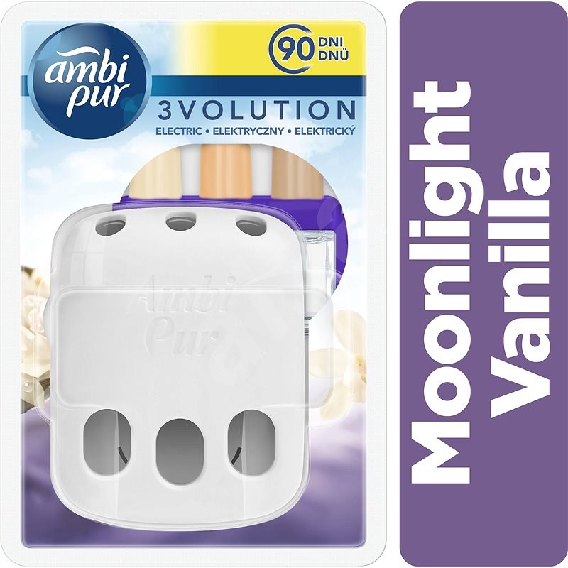 AMBI PUR 3vol strojek + náplň Moonlight Vanilla 20 ml - Osvěžovač vzduchu
