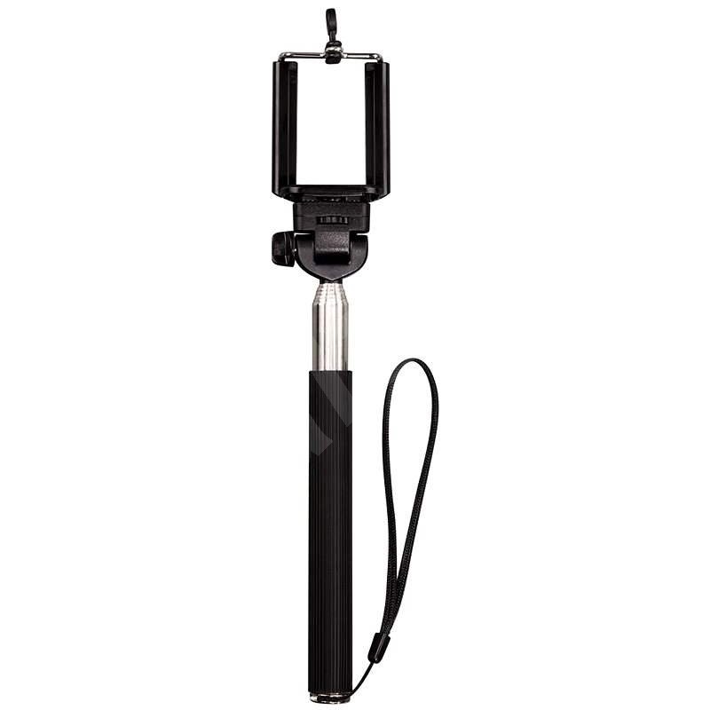 Hama Selfie MOMENTS 108 černý/stříbrný - Selfie tyč