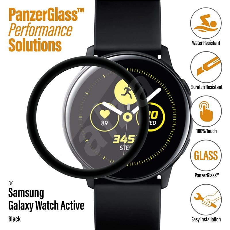 PanzerGlass SmartWatch pro Samsung Galaxy Watch Active černé celolepené - Ochranné sklo