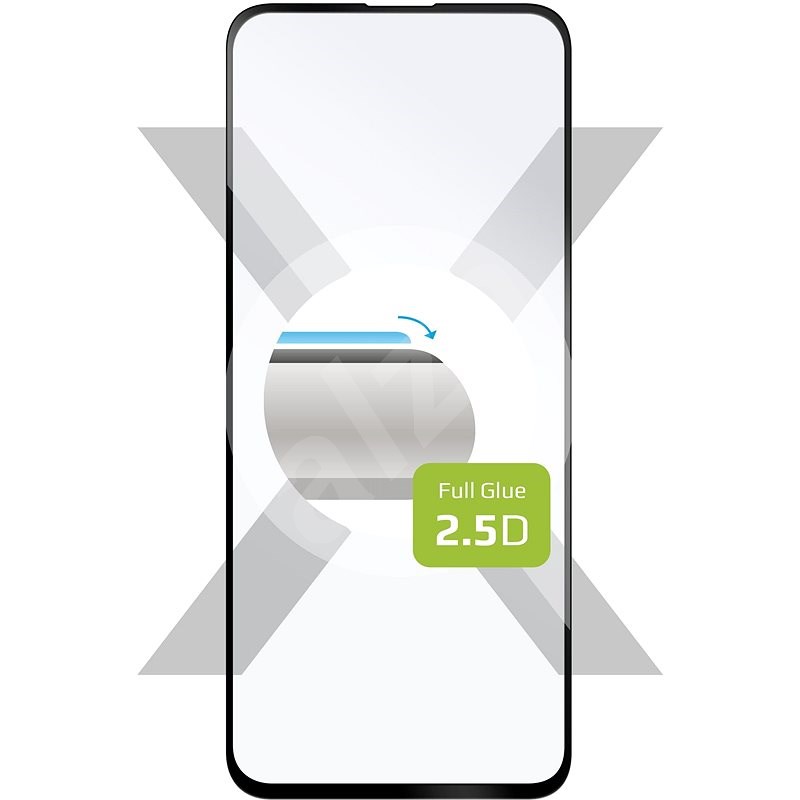 FIXED FullGlue-Cover pro Samsung Galaxy A51 černé - Ochranné sklo