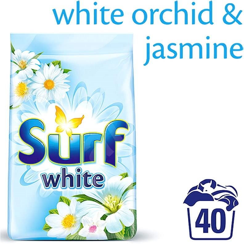 SURF White Orchid & Jasmine 2,8 kg (40 praní) - Prací prášek