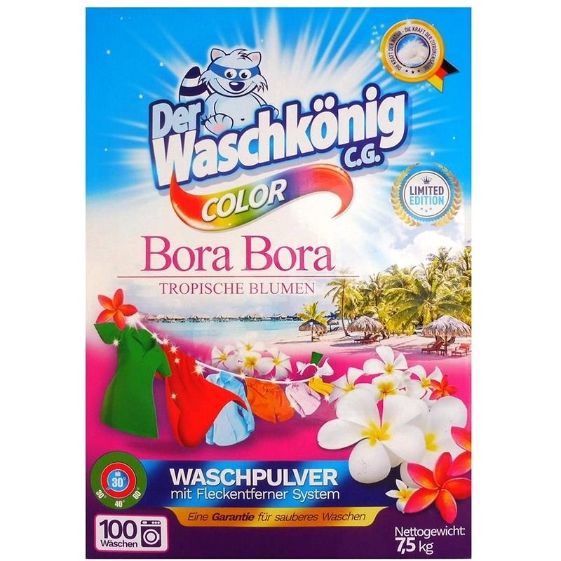 WASCHKÖNIG Bora Bora Color 7,5 kg (100 praní)  - Prací prášek