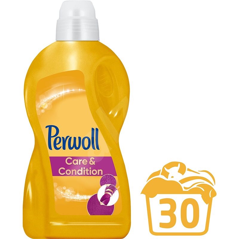PERWOLL speciální prací gel Care & Condition 30 praní, 1800ml - Prací gel