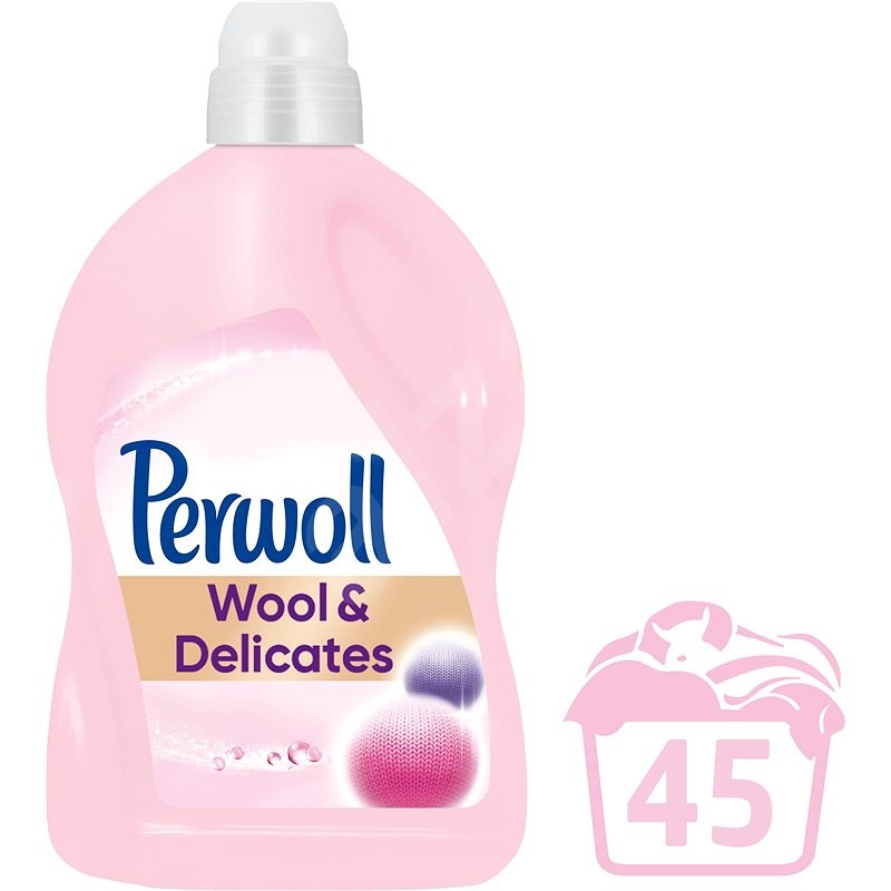 PERWOLL speciální prací gel Wool & Delicates 45 praní, 2700ml - Prací gel