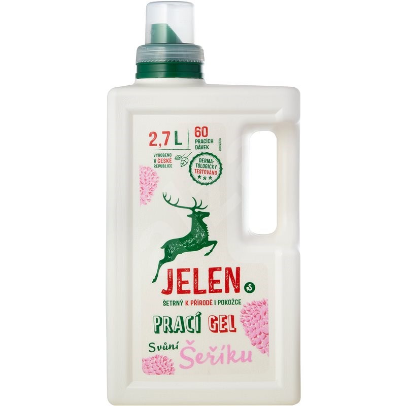 JELEN Washing Gel with Lilac Scent 2.7l (60 Washings) - Eco-Friendly Gel Laundry Detergent