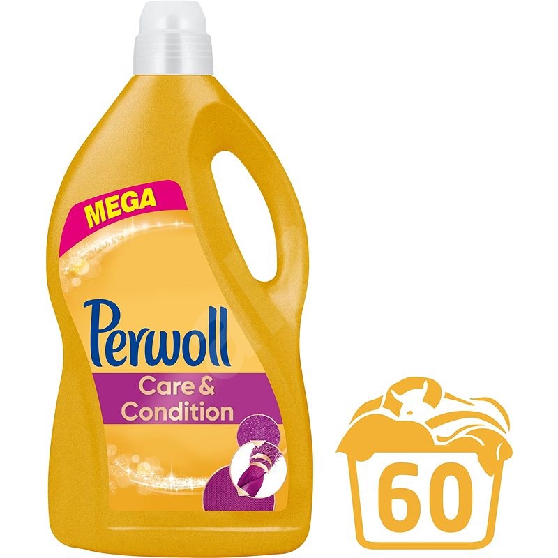 PERWOLL speciální prací gel Care & Condition 60 praní, 3600ml - Prací gel