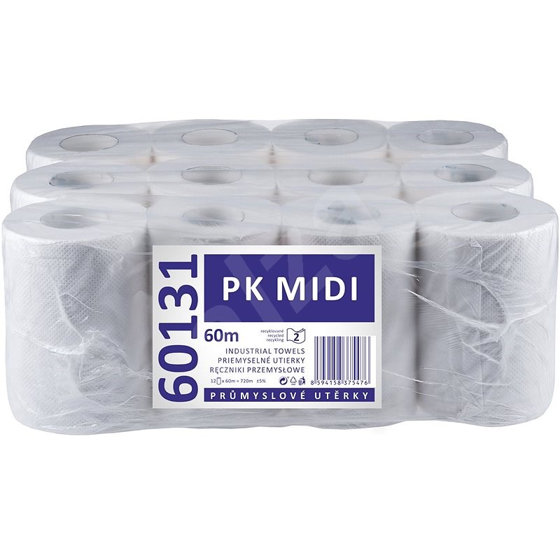 LINTEO PK MIDI bílé 12 ks - Papírové ručníky