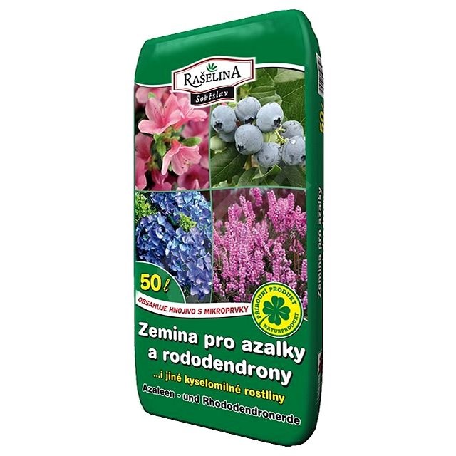 RAŠELINA SOBĚSLAV Zemina pro azalky a rododendrony 50l - Substrát