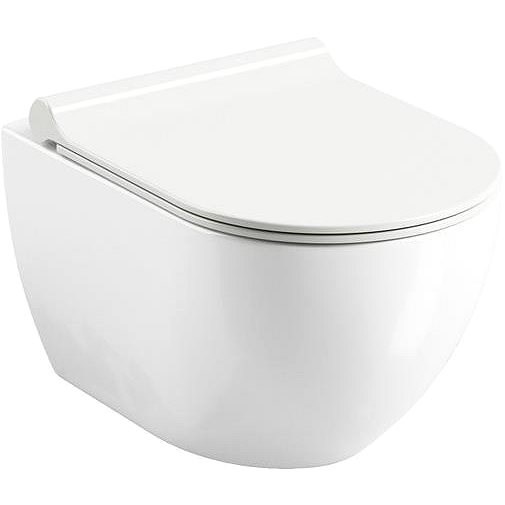 RAVAK WC Uni Chrome RimOff závěsné bílé - Záchodová mísa