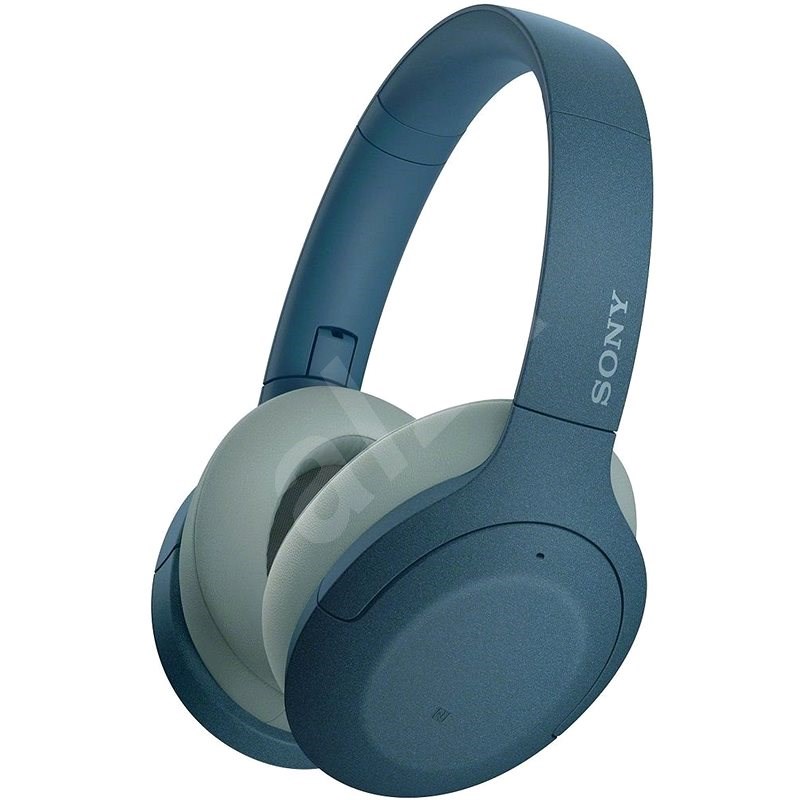 Sony Hi-Res WH-H910N, modrá - Bezdrátová sluchátka