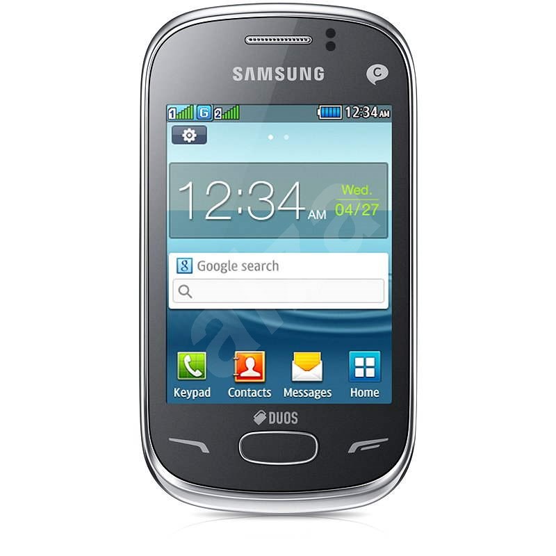 Samsung Rex 70 DUOS (S3802) Metallic Silver - Mobilní telefon