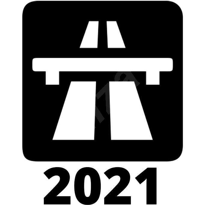 Elektronická dálniční známka ČR 2021 - pro vozidla o celkové hmotnosti do 3,5 tuny - Kupón