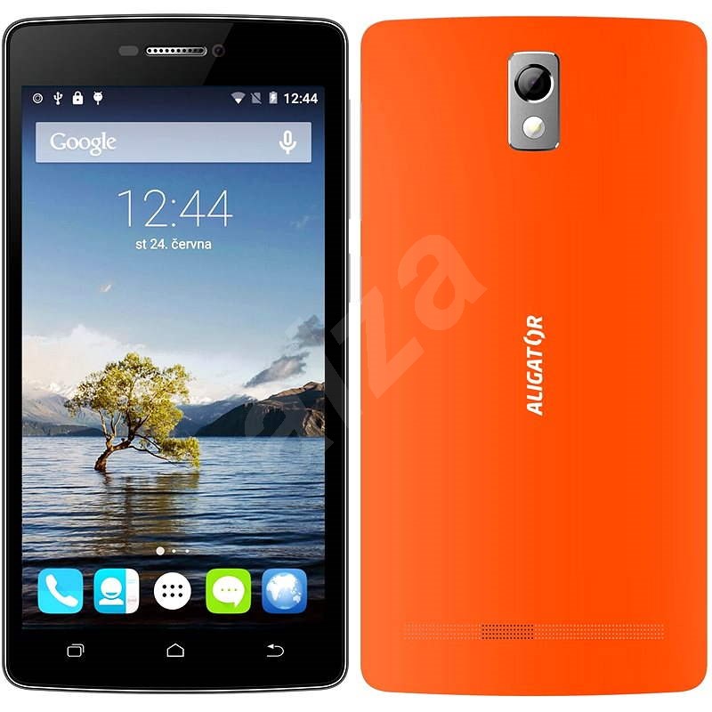 Aligator S5080 Duo LTE Orange - Mobilní telefon