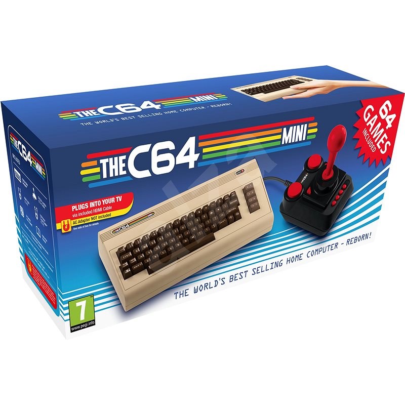 Retro konzole Commodore C64 Mini - Herní konzole