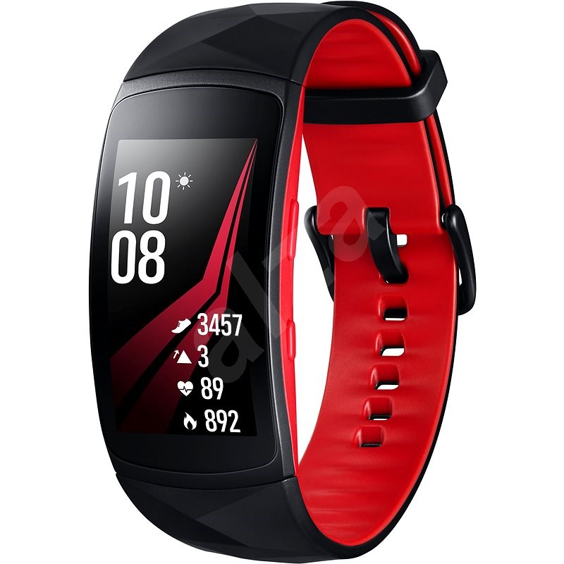 Samsung Gear Fit2 Pro Black Red - Fitness náramek