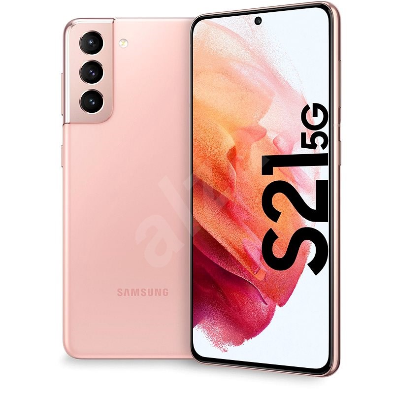 Samsung Galaxy S21 5G 128GB růžová - Mobilní telefon