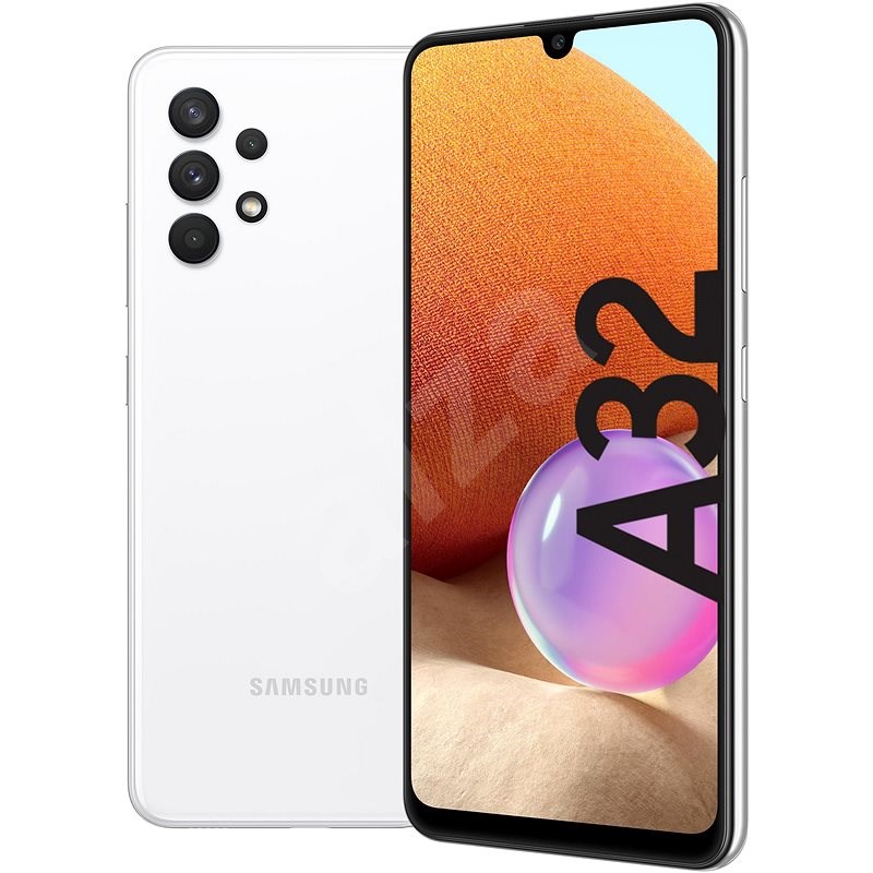 Samsung Galaxy A32 bílá - Mobilní telefon
