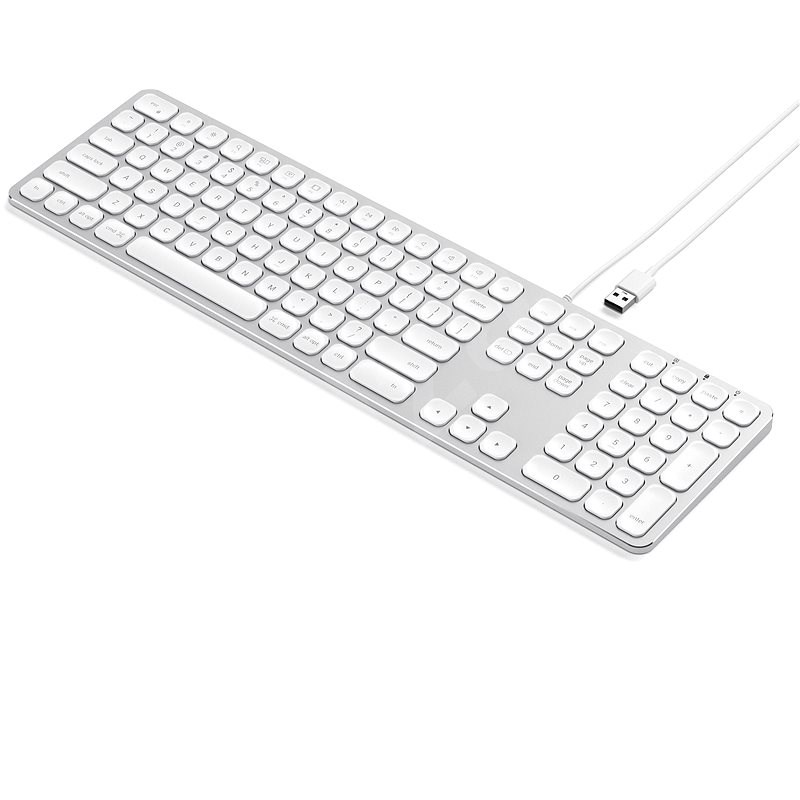 Satechi Aluminum Wired Keyboard for Mac - Silver - US - Klávesnice