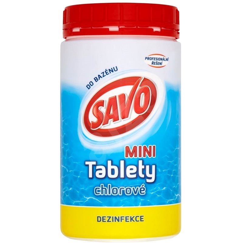 SAVO Chlorové tablety mini 0.9kg - Bazénová chemie