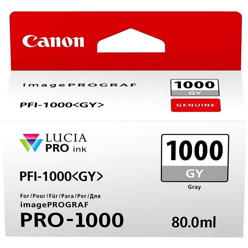 Canon PFI-1000GY šedá - Cartridge