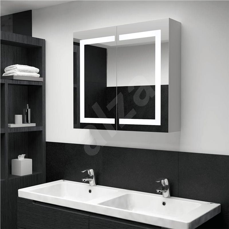 led koupelnova zrcadlova skrinka 80 x 12 2 x 68 cm koupelnova skrinka alza cz