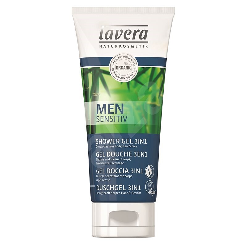 LAVERA 3in1 Shower Shampoo For Men 200 ml - Sprchový gel