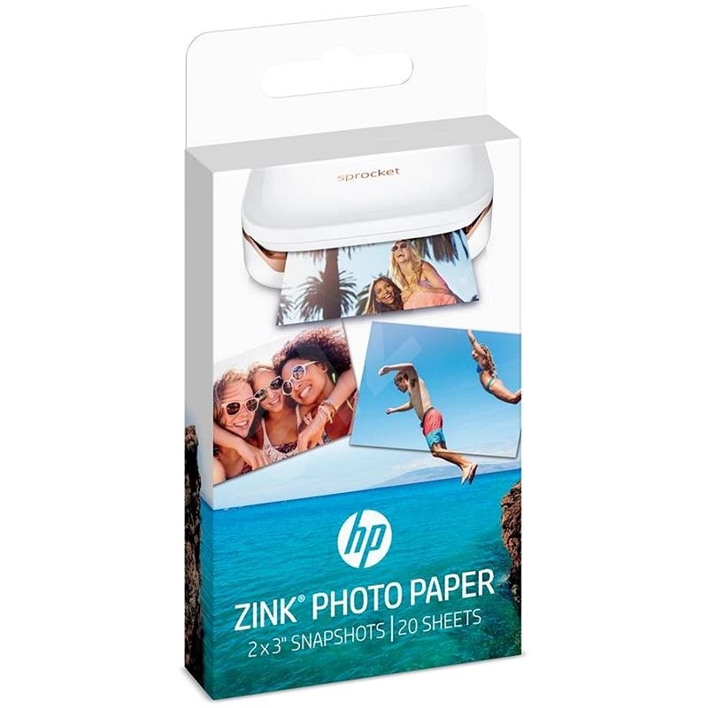 HP W4Z13A ZINK Sticky-Backet Photo Paper 20ks pro Sprocket - Fotopapír