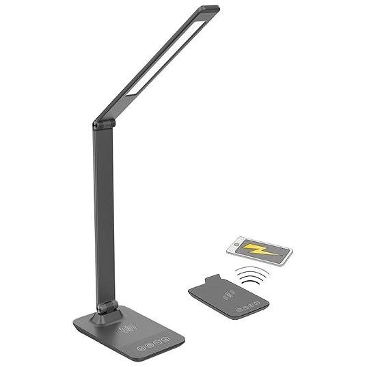 Solight stolní lampička s bezdrátovou nabíječkou WO55-G - Stolní lampa