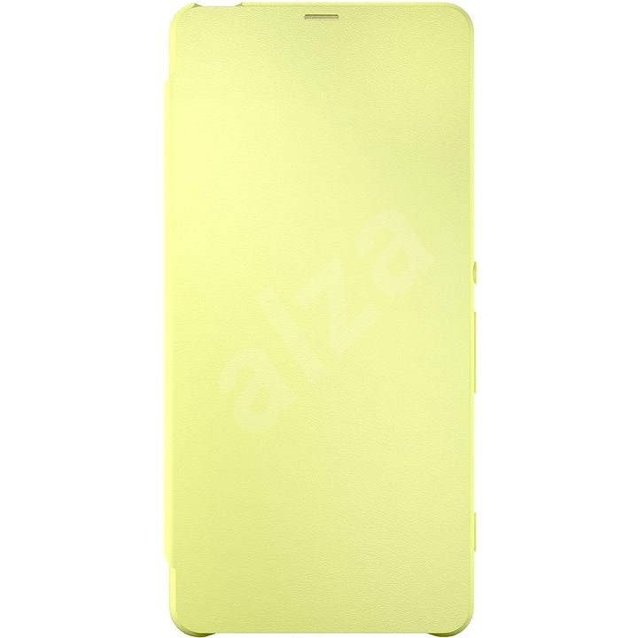 Sony Style Cover Flip SCR54 Lime Gold - Pouzdro na mobil