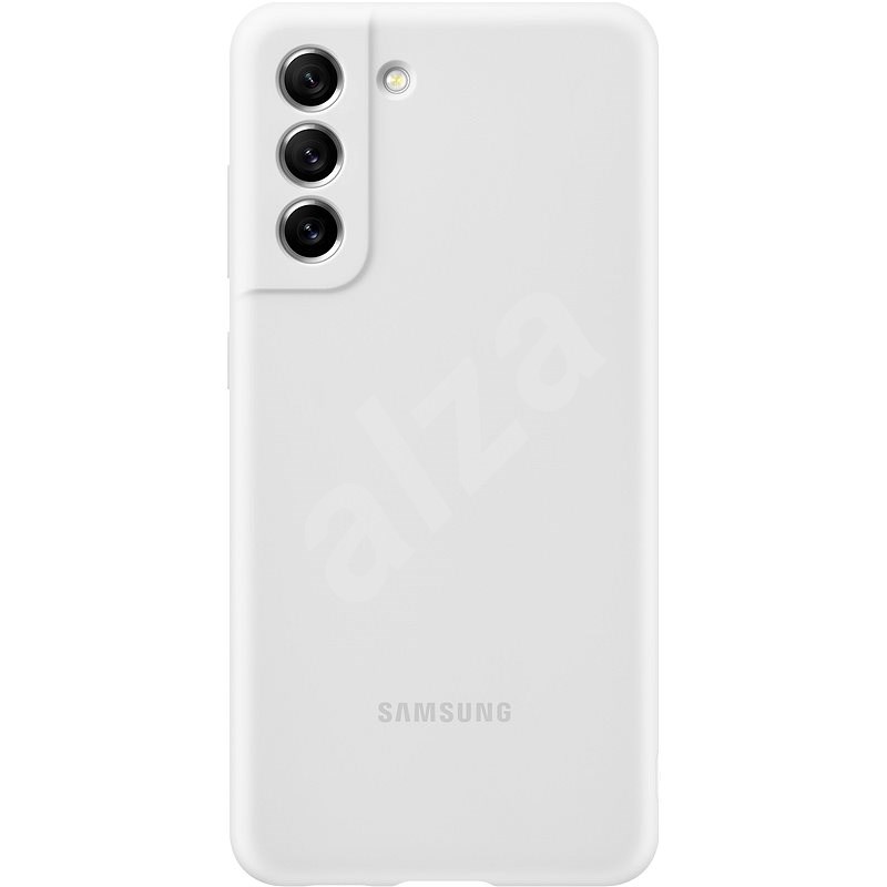 Samsung Galaxy S21 FE 5G Silikonový zadní kryt bílý - Kryt na mobil