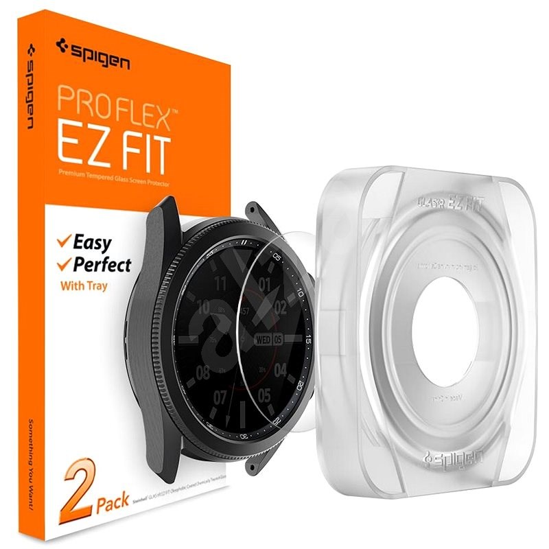 Spigen Pro Flex EZ Fit 2 Pack Samsung Galaxy Watch 3 45mm - Ochranné sklo