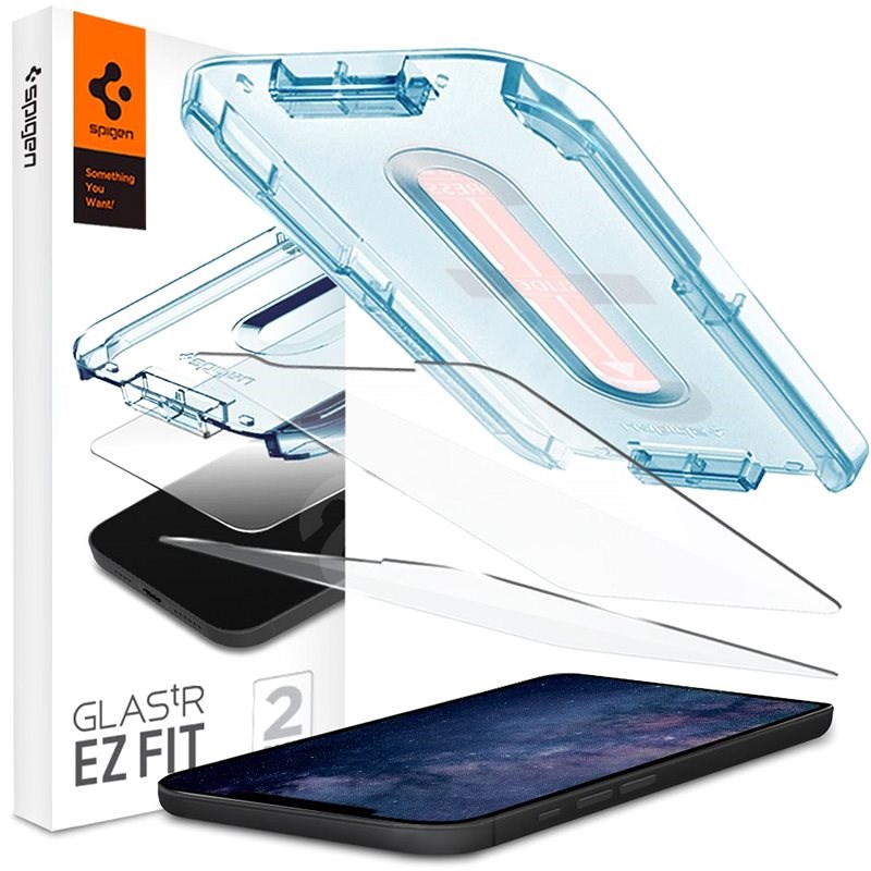 Spigen Glas tR EZ Fit 2P iPhone 12 Mini - Ochranné sklo