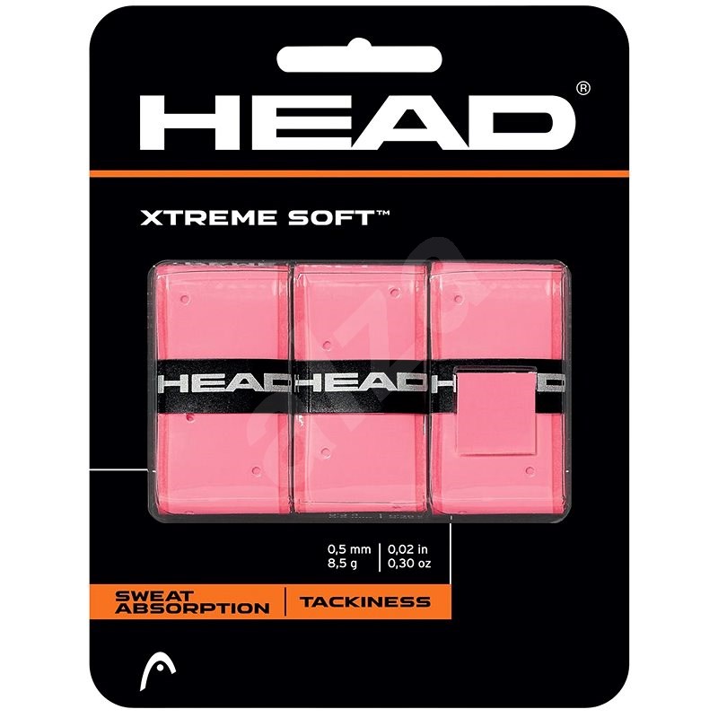 Head Xtreme Soft 3 ks pink - Omotávka na raketu