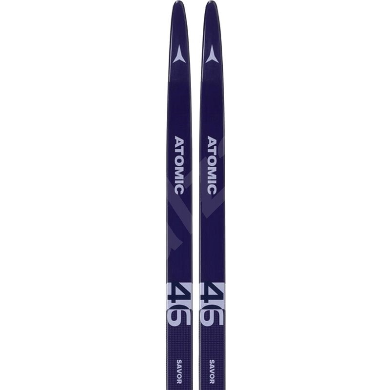 Atomic SAVOR 46 GRIP + PA Blue/Gy/Red 200 cm - Běžecké lyže