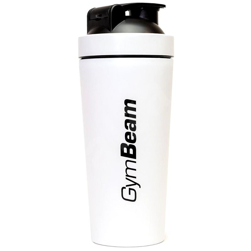 GymBeam šejkr 750 ml, steel white - Sportovní láhev