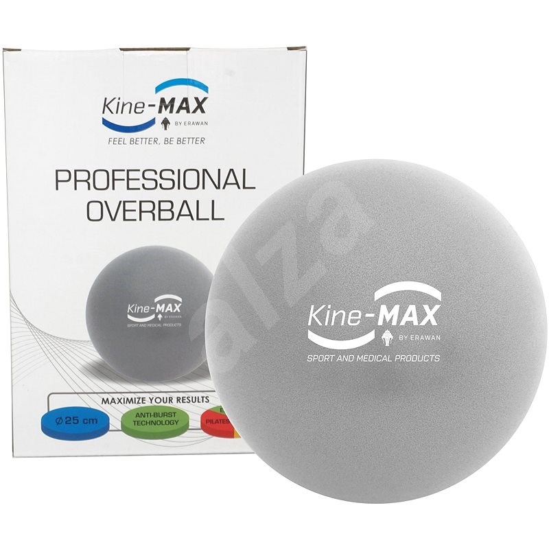 Kine-MAX Professional OverBall - stříbrný - Gymnastický míč