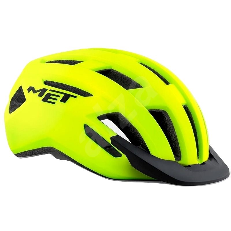 MET ALLROAD reflex žlutá matná - Helma na kolo
