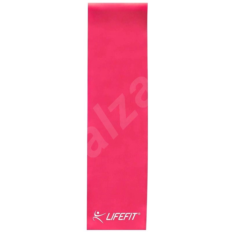 LifeFit Flexband 0,35, růžová - Guma na cvičení