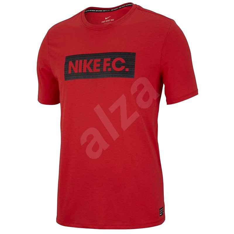 Nike F.C. Dry Tee Seasonal Block RED S - Tričko