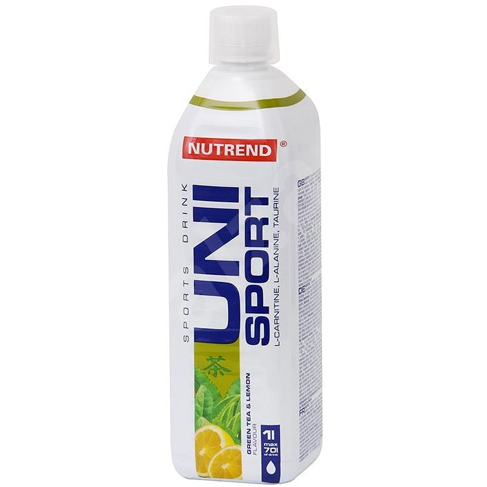 Nutrend Unisport, 1000 ml, zelený čaj+citron - Iontový nápoj