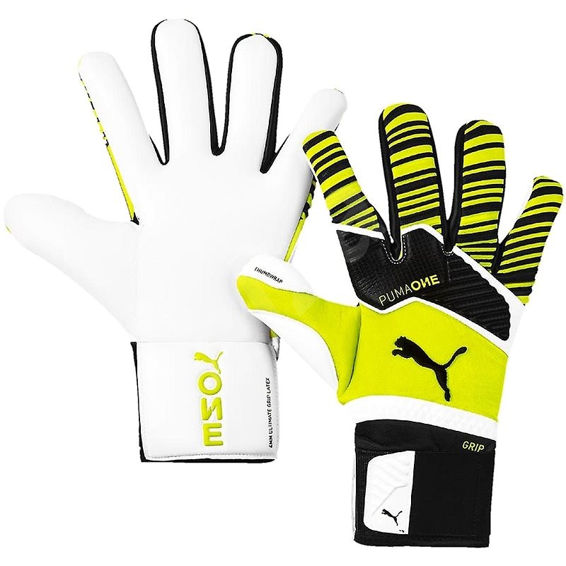Puma One Grip 1 Hybrid Pro, Green, size 7.5 - Goalkeeper Gloves