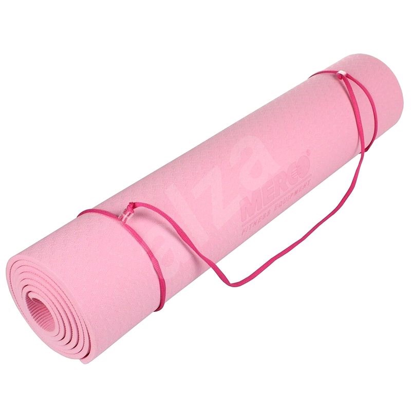 Merco Yoga TPE 6 Mat podložka na cvičení růžová - Podložka na cvičení