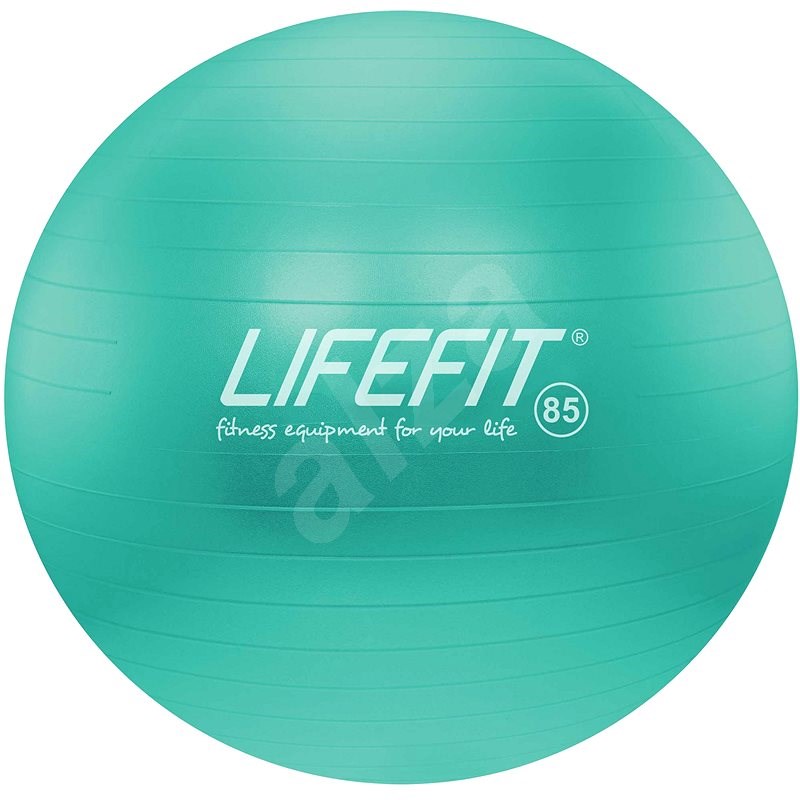 Lifefit anti-burst 85 cm, tyrkysový - Gymnastický míč